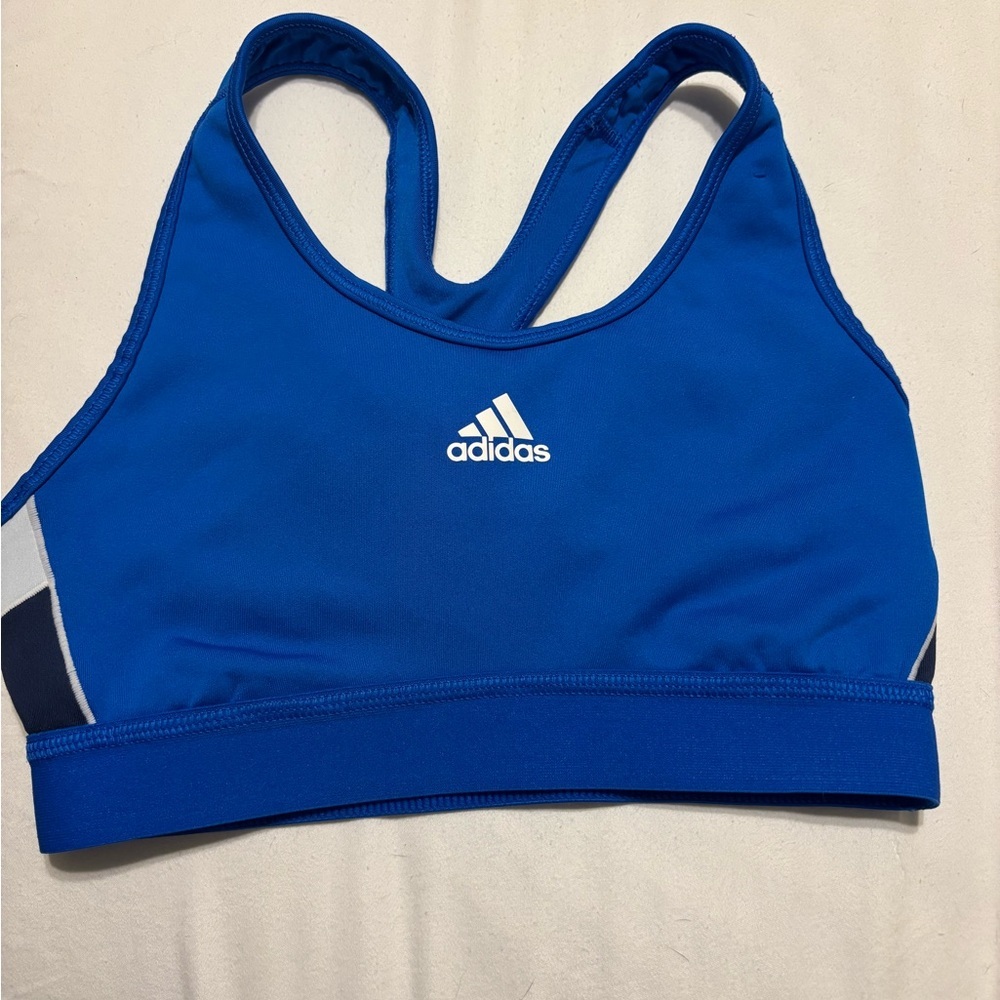 Adidas  lBlue Sports Bra size  small - Picture 2 of 4